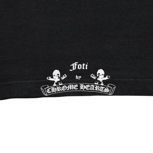 CHROME HEARTS Chrome Hearts 00s OLD FOTI SS T-shirt Joe Foti Harris Teeter Skull Black Old Chrome Hearts S size Good Condition Used 4a003859