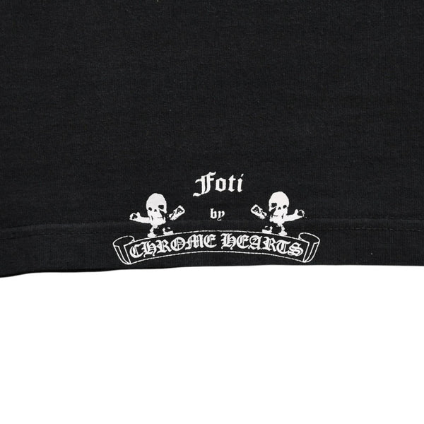 CHROME HEARTS Chrome Hearts 00s OLD FOTI SS T-shirt Joe Foti Harris Teeter Skull Black Old Chrome Hearts S size Good Condition Used 4a003859
