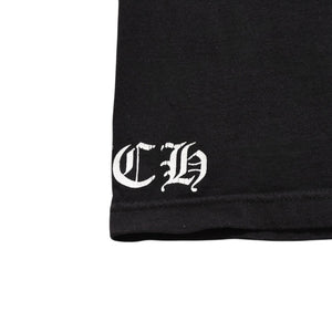 CHROME HEARTS Old Model Horseshoe&スPrinted Pocket T-Shirt, Size M, Horseshoe, CH Cross, Scroll Label, White, Excellent Condition, Used, 4a003868
