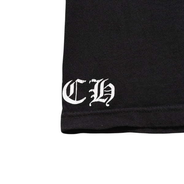 CHROME HEARTS Old Model Horseshoe&スPrinted Pocket T-Shirt, Size M, Horseshoe, CH Cross, Scroll Label, White, Excellent Condition, Used, 4a003868