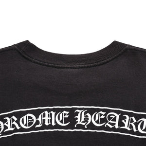 CHROME HEARTS Old Model Horseshoe&スPrinted Pocket T-Shirt, Size M, Horseshoe, CH Cross, Scroll Label, White, Excellent Condition, Used, 4a003868