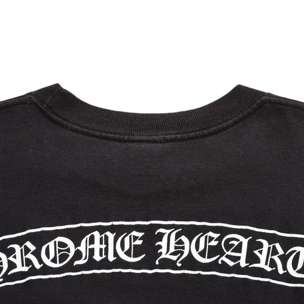 CHROME HEARTS Old Model Horseshoe&スPrinted Pocket T-Shirt, Size M, Horseshoe, CH Cross, Scroll Label, White, Excellent Condition, Used, 4a003868