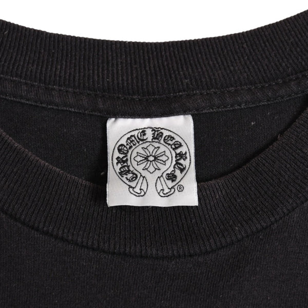 CHROME HEARTS Old Model Horseshoe&スPrinted Pocket T-Shirt, Size M, Horseshoe, CH Cross, Scroll Label, White, Excellent Condition, Used, 4a003868