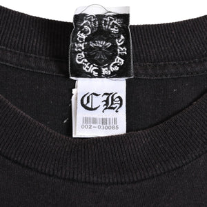CHROME HEARTS Old Model Horseshoe&スPrinted Pocket T-Shirt, Size M, Horseshoe, CH Cross, Scroll Label, White, Excellent Condition, Used, 4a003868