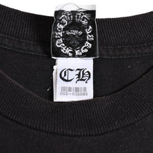 Load image into Gallery viewer, CHROME HEARTS クロムハーツ オールドモデル ホースシュー&amp;スタープリントポケットTシャツ Mサイズ ホースシュー CHクロス スクロールラベル CHロゴ スターデザイン ホワイト 美品 中古 4a003868
