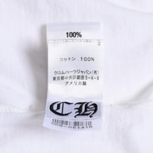 画像をギャラリービューアに読み込む, CHROME HEARTS クロムハーツ ロゴプリント半袖Tシャツ CHプラス スクロールラベル ホースシュー ホワイト Mサイズ 美品 中古 4a003853