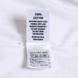 CHROME HEARTS クロムハーツ ロゴプリント半袖Tシャツ CHプラス スクロールラベル ホースシュー ホワイト Mサイズ 美品 中古 4a003853