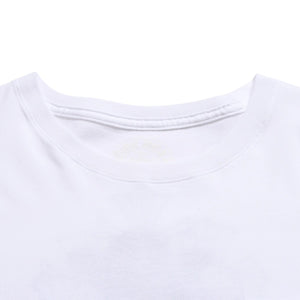 Very Good Condition CHROME HEARTS Cemetery Big Cross T-shirt CH Cross Scroll Label CH Logo White S Size Used 4a003866
