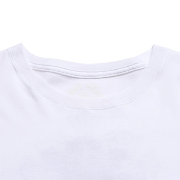 Very Good Condition CHROME HEARTS Cemetery Big Cross T-shirt CH Cross Scroll Label CH Logo White S Size Used 4a003866
