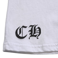 画像をギャラリービューアに読み込む, 極美品 CHROME HEARTS クロムハーツ セメタリービッグクロス Tシャツ CHクロス スクロールラベル CHロゴ ホワイト Sサイズ 中古 4a003866