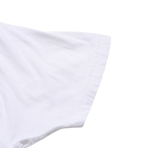 CHROME HEARTS クロムハーツ ロゴプリント半袖Tシャツ CHプラス スクロールラベル ホースシュー ホワイト Mサイズ 美品 中古 4a003853