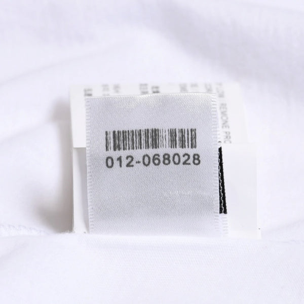 Very Good Condition CHROME HEARTS Cemetery Big Cross T-shirt CH Cross Scroll Label CH Logo White S Size Used 4a003866