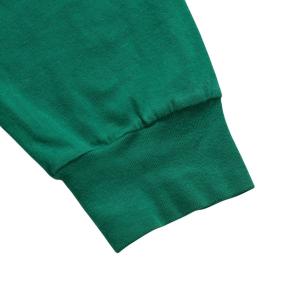 Mint condition Chrome Hearts long-sleeved t-shirt, horseshoe design, size F.W23 American-made cotton, green and orange, size L, used. 4a003782