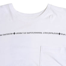 画像をギャラリービューアに読み込む, CHROME HEARTS クロムハーツ ロゴプリント半袖Tシャツ CHプラス スクロールラベル ホースシュー ホワイト Mサイズ 美品 中古 4a003853