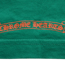 画像をギャラリービューアに読み込む, 極美品 CHROME HEARTS クロムハーツ 長袖Ｔシャツ ホースシュー FW23 アメリカ製 コットン グリーン オレンジ サイズL 中古 4a003782