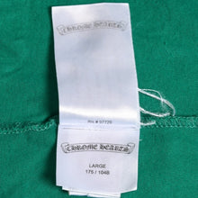 画像をギャラリービューアに読み込む, 極美品 CHROME HEARTS クロムハーツ 長袖Ｔシャツ ホースシュー FW23 アメリカ製 コットン グリーン オレンジ サイズL 中古 4a003782