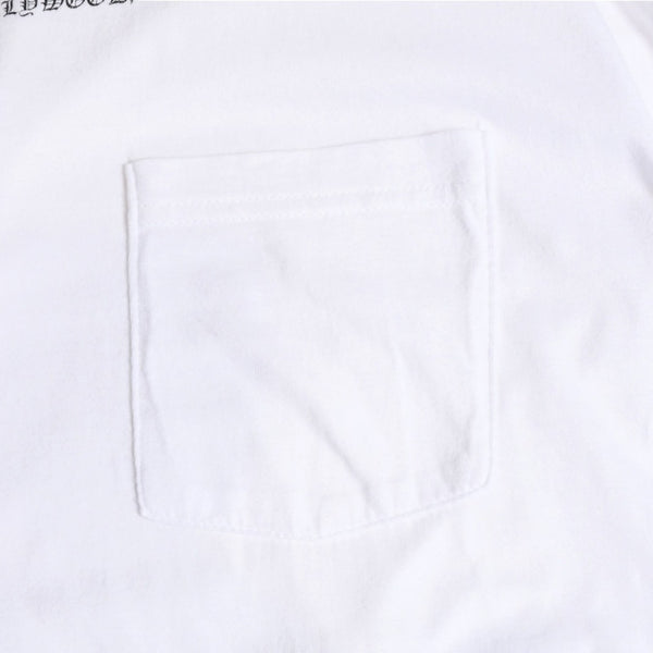 CHROME HEARTS クロムハーツ ロゴプリント半袖Tシャツ CHプラス スクロールラベル ホースシュー ホワイト Mサイズ 美品 中古 4a003853