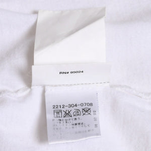 CHROME HEARTS Star CH Cross Print Tee CH Star Scroll Label Pentagram CH Cross White S Size Good Condition Used 4a003856