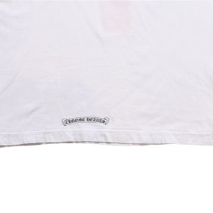CHROME HEARTS T-shirt AOYAMA 20TH ANNIVERSARY Richard Stark Size L White Orange Good Condition Used 4a003857