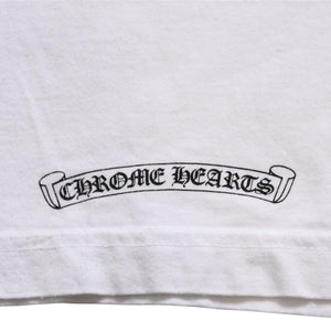 CHROME HEARTS T-shirt AOYAMA 20TH ANNIVERSARY Richard Stark Size L White Orange Good Condition Used 4a003857