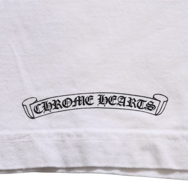 CHROME HEARTS T-shirt AOYAMA 20TH ANNIVERSARY Richard Stark Size L White Orange Good Condition Used 4a003857