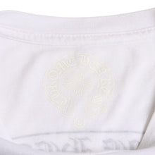 Load image into Gallery viewer, CHROME HEARTS クロムハーツ Tシャツ AOYAMA 20TH ANNIVERSARY 青山20周年記念 リチャードスターク サイズL ホワイト オレンジ 美品 中古 4a003857