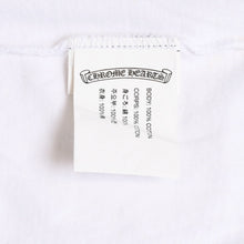 Load image into Gallery viewer, CHROME HEARTS クロムハーツ Tシャツ AOYAMA 20TH ANNIVERSARY 青山20周年記念 リチャードスターク サイズL ホワイト オレンジ 美品 中古 4a003857