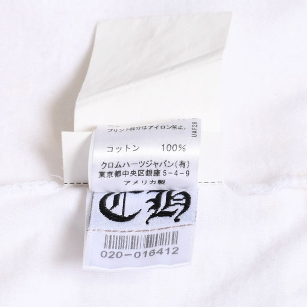 CHROME HEARTS T-shirt AOYAMA 20TH ANNIVERSARY Richard Stark Size L White Orange Good Condition Used 4a003857