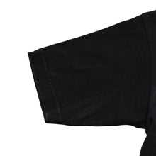 画像をギャラリービューアに読み込む, 極美品 CHROME HEARTS クロムハーツ Tシャツ ブルー ブラック ケルティッククロスロゴ フローラルロゴ サイズS 中古 4a003865