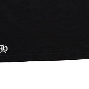 Very Good Condition CHROME HEARTS T-shirt Blue Black Celtic Cross Logo Floral Logo Size S Used 4a003865