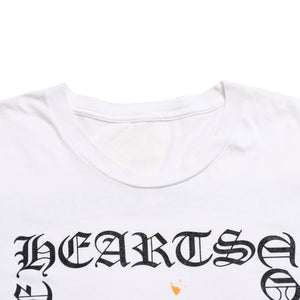 CHROME HEARTS T-shirt AOYAMA 20TH ANNIVERSARY Richard Stark Size L White Orange Good Condition Used 4a003857