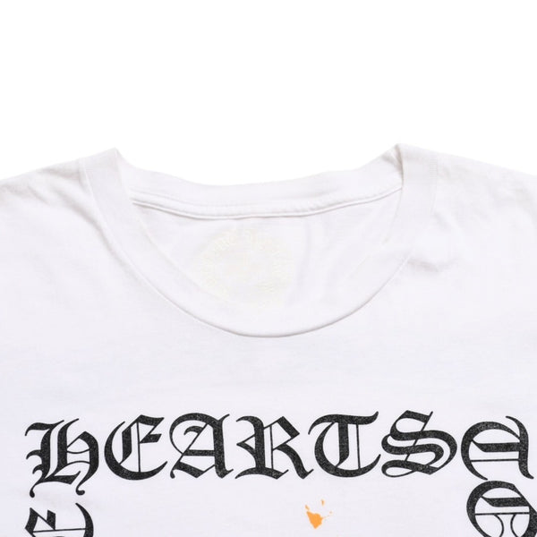 CHROME HEARTS T-shirt AOYAMA 20TH ANNIVERSARY Richard Stark Size L White Orange Good Condition Used 4a003857