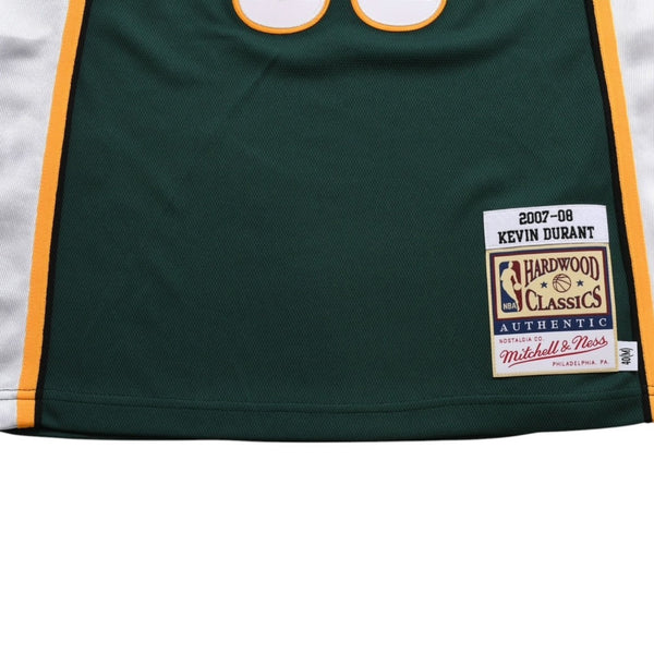 新品同様品 Mitchell&Ness ミッチェルアンドネス シアトルスーパーソニックス ケビンデュラント 2007-08 オーセンティックジャージ Mサイズ 中古 4a002209