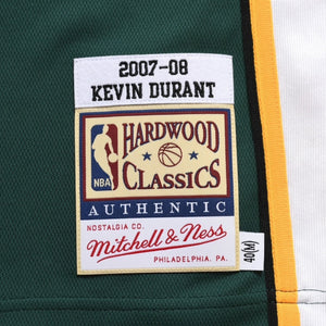 新品同様品 Mitchell&Ness ミッチェルアンドネス シアトルスーパーソニックス ケビンデュラント 2007-08 オーセンティックジャージ Mサイズ 中古 4a002209