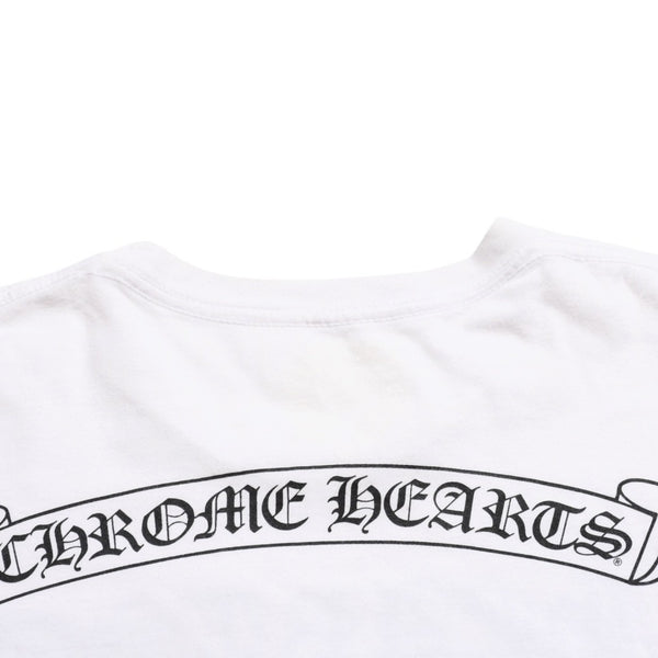 CHROME HEARTS T-shirt AOYAMA 20TH ANNIVERSARY Richard Stark Size L White Orange Good Condition Used 4a003857