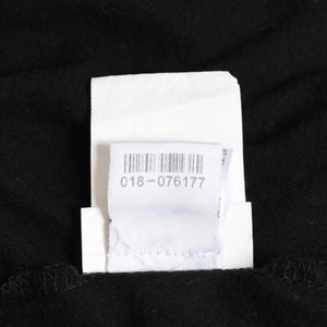 CHROME HEARTS Chrome Hearts T-shirt Short Sleeve V-neck Scroll Label Logo Black Black Good Condition Used 4a003863