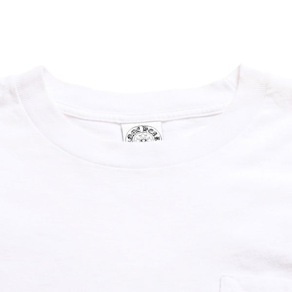 Very good condition CHROME HEARTS FOTI MAHALIA Skull Wing Pocket T-shirt Joe Foti Mahalia White M size Used 4a003854