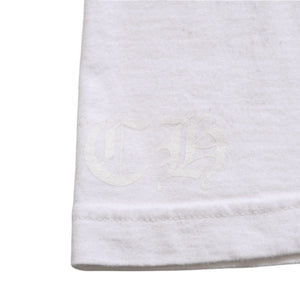 Very good condition CHROME HEARTS FOTI MAHALIA Skull Wing Pocket T-shirt Joe Foti Mahalia White M size Used 4a003854