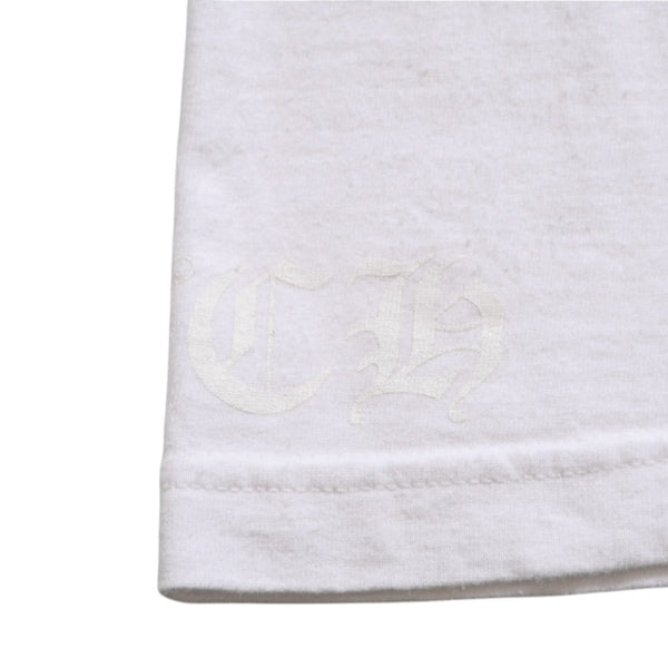 Very good condition CHROME HEARTS FOTI MAHALIA Skull Wing Pocket T-shirt Joe Foti Mahalia White M size Used 4a003854