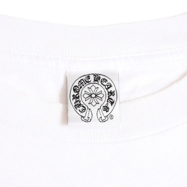 Very good condition CHROME HEARTS FOTI MAHALIA Skull Wing Pocket T-shirt Joe Foti Mahalia White M size Used 4a003854