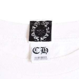 Very good condition CHROME HEARTS FOTI MAHALIA Skull Wing Pocket T-shirt Joe Foti Mahalia White M size Used 4a003854