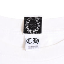 画像をギャラリービューアに読み込む, 極美品 CHROME HEARTS クロムハーツ FOTI MAHALIA スカルウィング ポケットTシャツ ジョーフォティ マハリア ホワイト Mサイズ 中古 4a003854