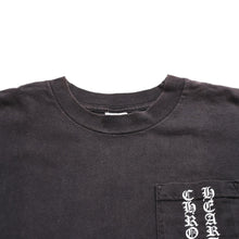 画像をギャラリービューアに読み込む, CHROME HEARTS クロムハーツ Star Vertical Logo Tシャツ ヴァーティカルロゴ スターライン CHスター 五芒星 CHクロス ブラック Sサイズ 美品 中古 4a003862