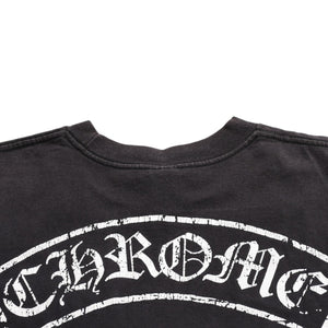 CHROME HEARTS Star Vertical Logo T-shirt Vertical Logo Star Line CH Star Pentagram CH Cross Black Size S Good Condition Used 4a003862