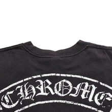 画像をギャラリービューアに読み込む, CHROME HEARTS クロムハーツ Star Vertical Logo Tシャツ ヴァーティカルロゴ スターライン CHスター 五芒星 CHクロス ブラック Sサイズ 美品 中古 4a003862