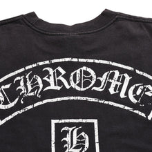 画像をギャラリービューアに読み込む, CHROME HEARTS クロムハーツ Star Vertical Logo Tシャツ ヴァーティカルロゴ スターライン CHスター 五芒星 CHクロス ブラック Sサイズ 美品 中古 4a003862