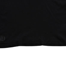画像をギャラリービューアに読み込む, CHROME HEARTS クロムハーツ Tシャツ 半袖 Vネック スクロールラベルロゴ Black ブラック 美品 中古 4a003863