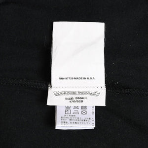 CHROME HEARTS クロムハーツ Made in hollywood バックプリントTシャツ ホースシュー CHプラス スクロールラベル ブラック ホワイト Sサイズ 美品 中古 4a003864
