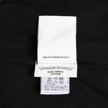 Load image into Gallery viewer, CHROME HEARTS クロムハーツ Made in hollywood バックプリントTシャツ ホースシュー CHプラス スクロールラベル ブラック ホワイト Sサイズ 美品 中古 4a003864
