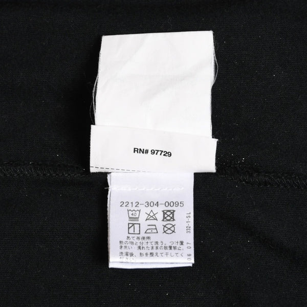 CHROME HEARTS クロムハーツ Made in hollywood バックプリントTシャツ ホースシュー CHプラス スクロールラベル ブラック ホワイト Sサイズ 美品 中古 4a003864